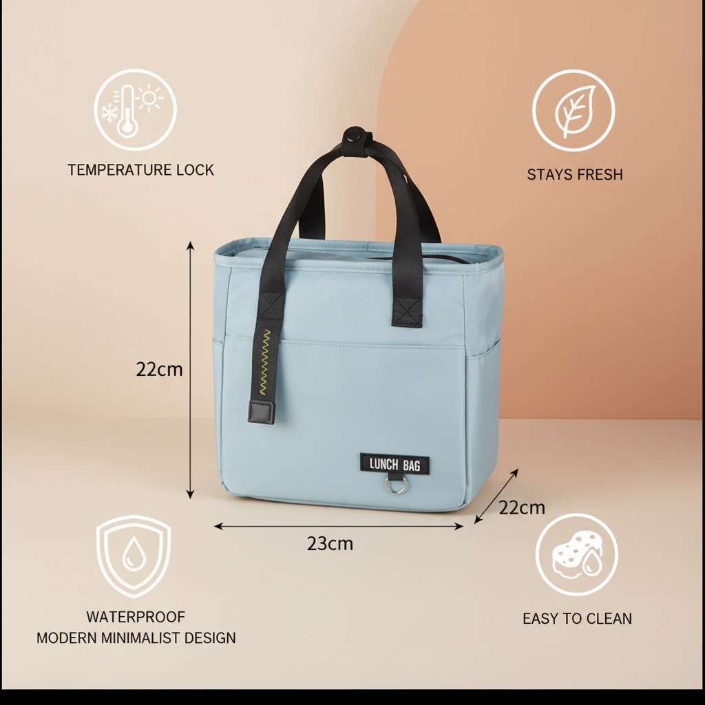 Produktinformationen Lunch Bag - Temperaturkontrolle und Größen