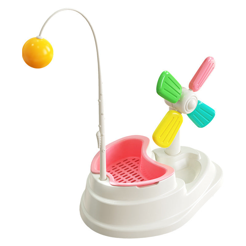 Katzenspielzeug mit Windrad & Katzenminze