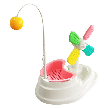 Katzenspielzeug mit Windrad & Katzenminze