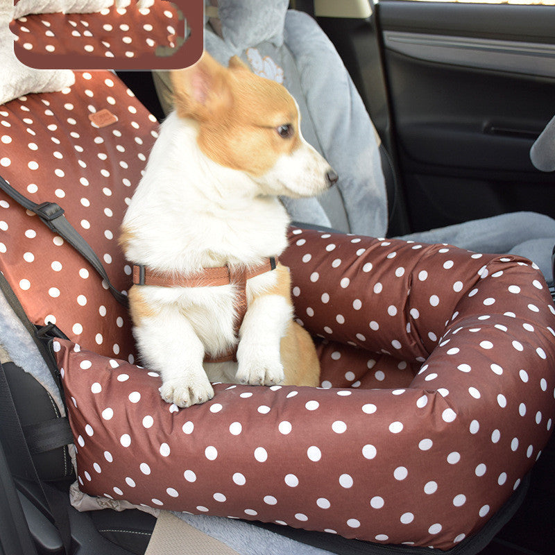 Auto-Hundetransportbox für Reisen – Komfortables Hundebett für kleine & mittelgroße Hunde