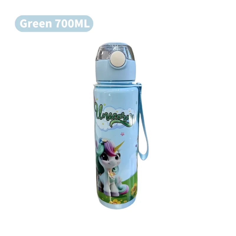 Cartoon Weltraumbecher 700ml - Niedliche Trinkflasche für Kinder & Erwachsene - 8 Farben