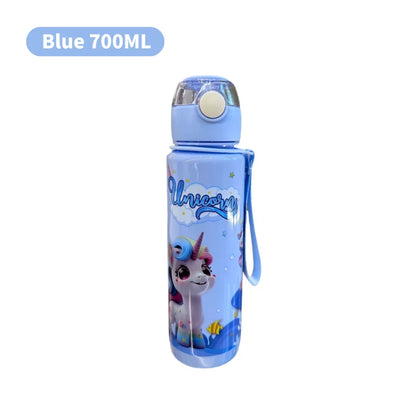 Cartoon Weltraumbecher 700ml - Niedliche Trinkflasche für Kinder & Erwachsene - 8 Farben