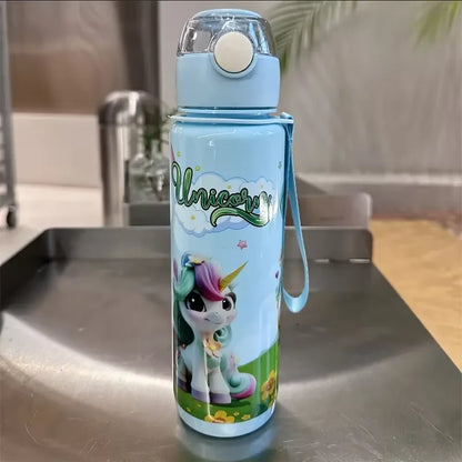 Cartoon Weltraumbecher 700ml - Niedliche Trinkflasche für Kinder & Erwachsene - 8 Farben