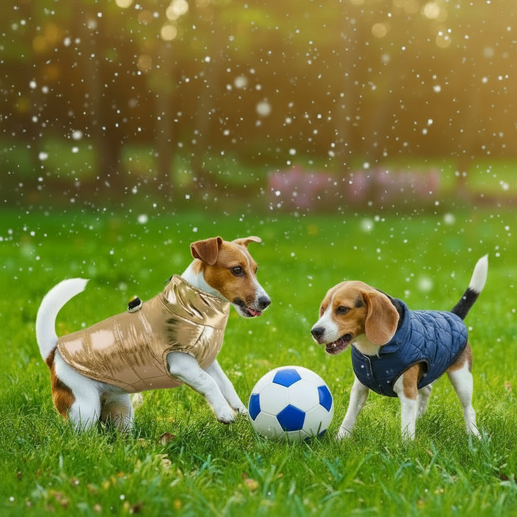 Wasserdichte Winterjacke für Hunde – warm, reflektierend & winddicht – ideal für Französische Bulldoggen & Chihuahua