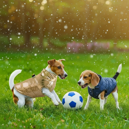 Wasserdichte Winterjacke für Hunde – warm, reflektierend & winddicht – ideal für Französische Bulldoggen & Chihuahua