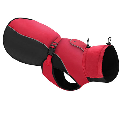 Waterproof Big DWasserdichter Hundemantel mit Geschirr