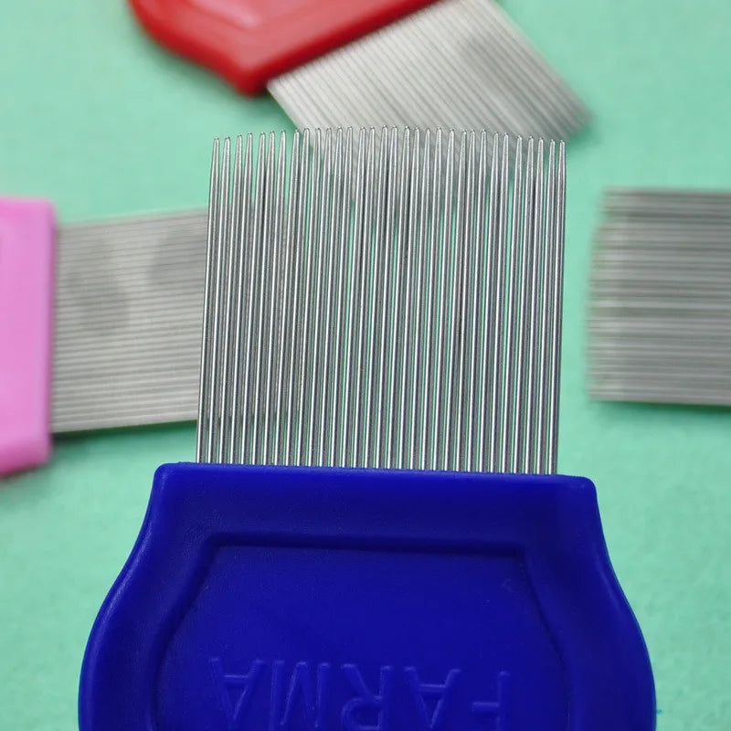 Edelstahl-Haustierkamm - Professionelle Fellpflege für Hunde & Katzen