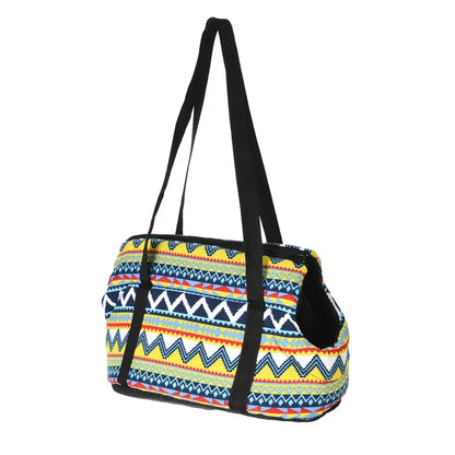 Bolsa bandolera portátil para perros y gatos pequeños: bandolera transpirable con diseño de sandía