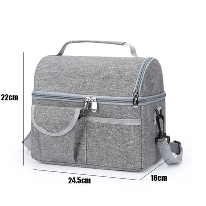 Isolierte Lunchtasche 8L – Kühltasche für Arbeit, Schule & Picknick