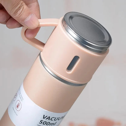 Thermoflasche 500ml Edelstahl - Vakuumisoliert für Kaffee & Tee