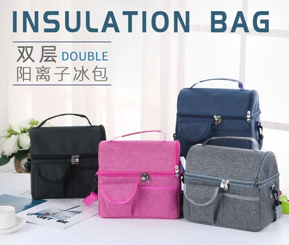 Isolierte Lunchtasche 8L – Kühltasche für Arbeit, Schule & Picknick