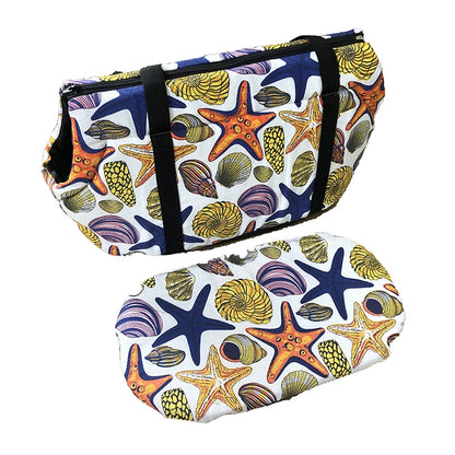 Bolsa bandolera portátil para perros y gatos pequeños: bandolera transpirable con diseño de sandía