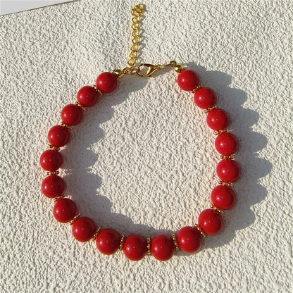 Buntes Perlen-Halsband für Hunde & Katzen – Handgefertigt, verstellbar & edles Design