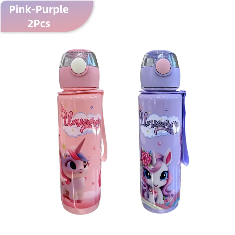 Cartoon Weltraumbecher 700ml - Niedliche Trinkflasche für Kinder & Erwachsene - 8 Farben