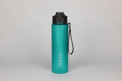 Sport-Trinkflasche 1L mit Zeitmarkierung & Strohhalm – Motivierend & Auslaufsicher