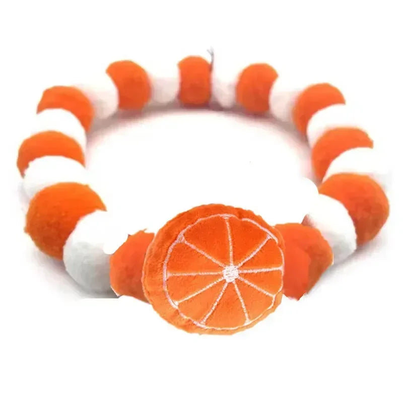Haustier-Halstuch mit Pompons - Niedliches Halsband für Hunde & Katzen