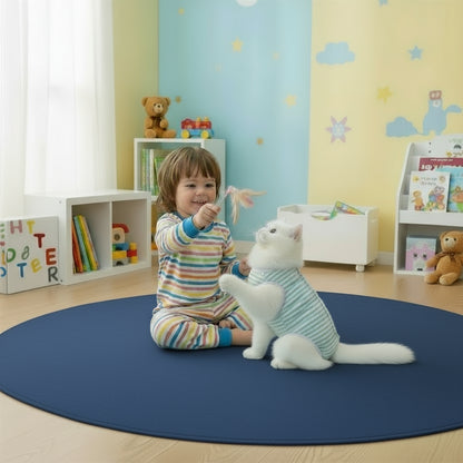 Gestreifte Schutzhose für Katzen und kleine Hunde – Atmungsaktive Baumwolle, komfortabler Sitz, ideal nach OP oder Sterilisation