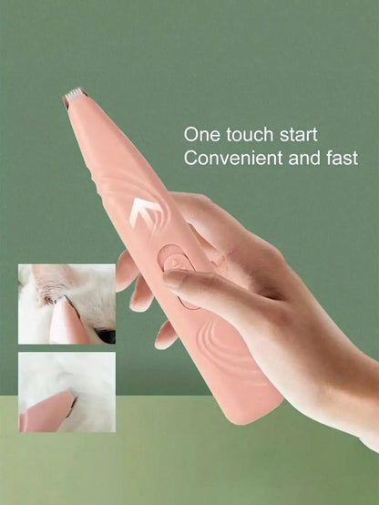 Elektrischer Tierhaarschneider für Hunde & Katzen - Leise & Präzise für Pfoten, Gesicht & Körper