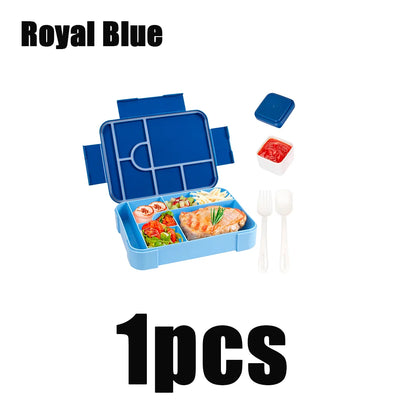 Bento Lunchbox 1330ml - Auslaufsicher mit Fächern für Büro & Schule