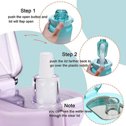 2L Sport-Trinkflasche mit Zeitmarkierung – XXL Wasserflasche für Fitness & Outdoor