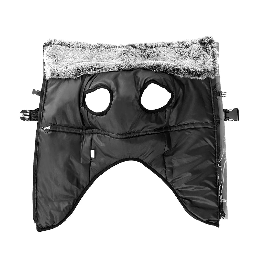 Wasserdichter Wintermantel für große Hunde – mit Geschirr, warm & winddicht