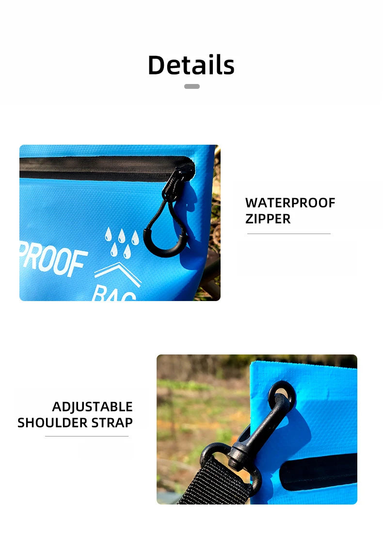 Wasserdichter Dry Bag 5L – Schwimmen, Kajak, Rafting & Wassersport
