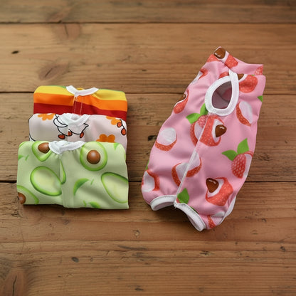 Anti-Leck-OP-Anzug für Hunde & Katzen – Bequemer Genesungsbody aus Baumwolle, atmungsaktiv und waschbar