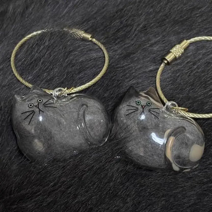 Niedlicher Katzen-Anhänger | Acryl Schlüsselanhänger in verschiedenen Katzen-Designs