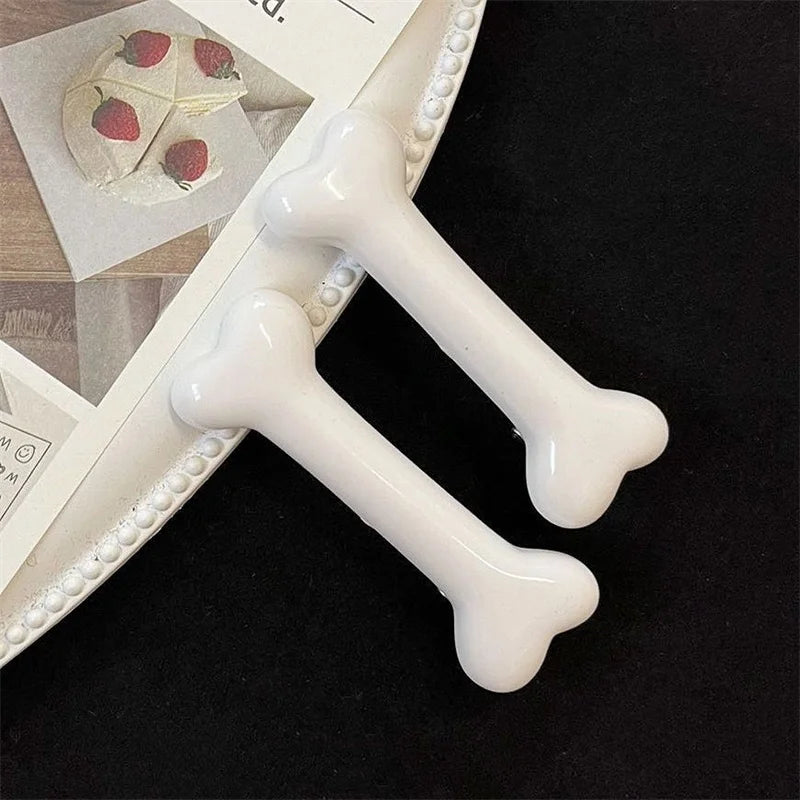 Hunde Haarspange in Knochenform – Stylische Fellhaar-Clips für Hunde & Katzen