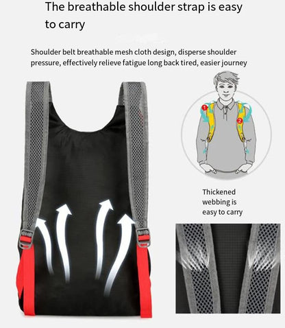 Faltbarer Outdoor-Rucksack – Leicht, wasserdicht für Wandern & Camping