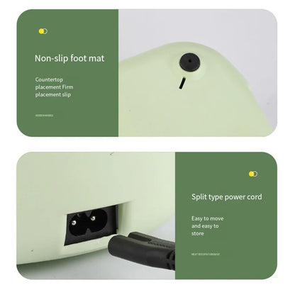 Elektrische Lunchbox - Warmhaltefunktion ohne Wasser | Edelstahl