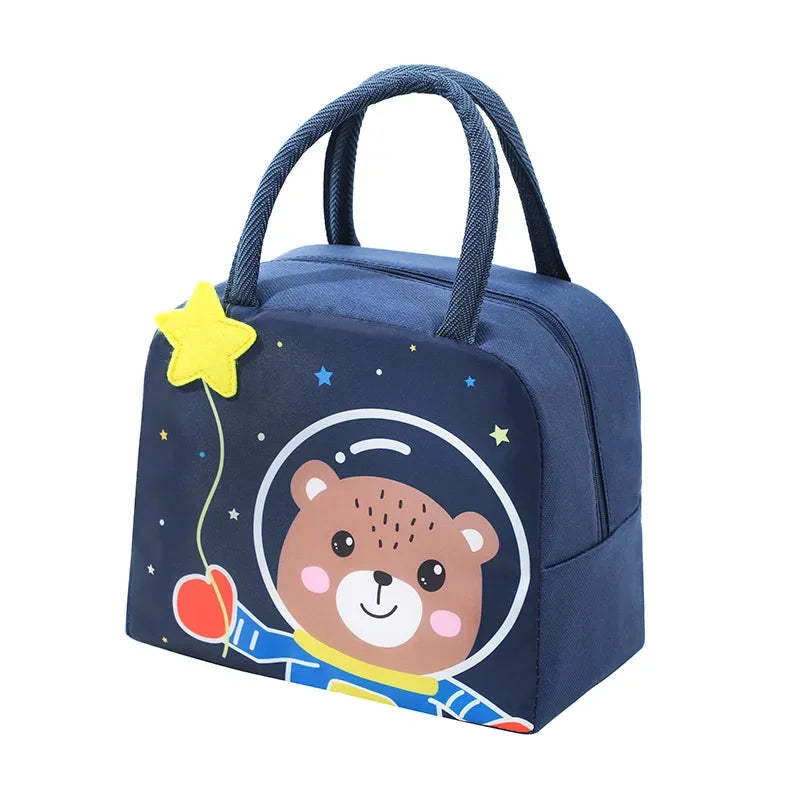 Isolierte Lunchbox-Tasche Kinder - 3D Cartoon Thermotasche für Schule