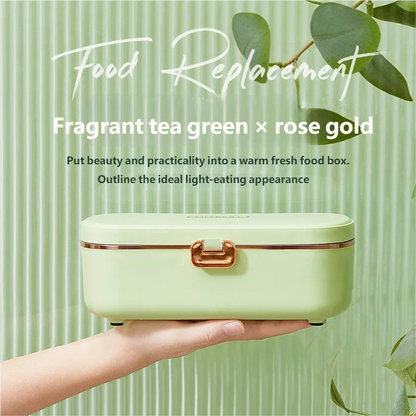 Elektrische Lunchbox Edelstahl - Warmhaltebox für Büro & Unterwegs