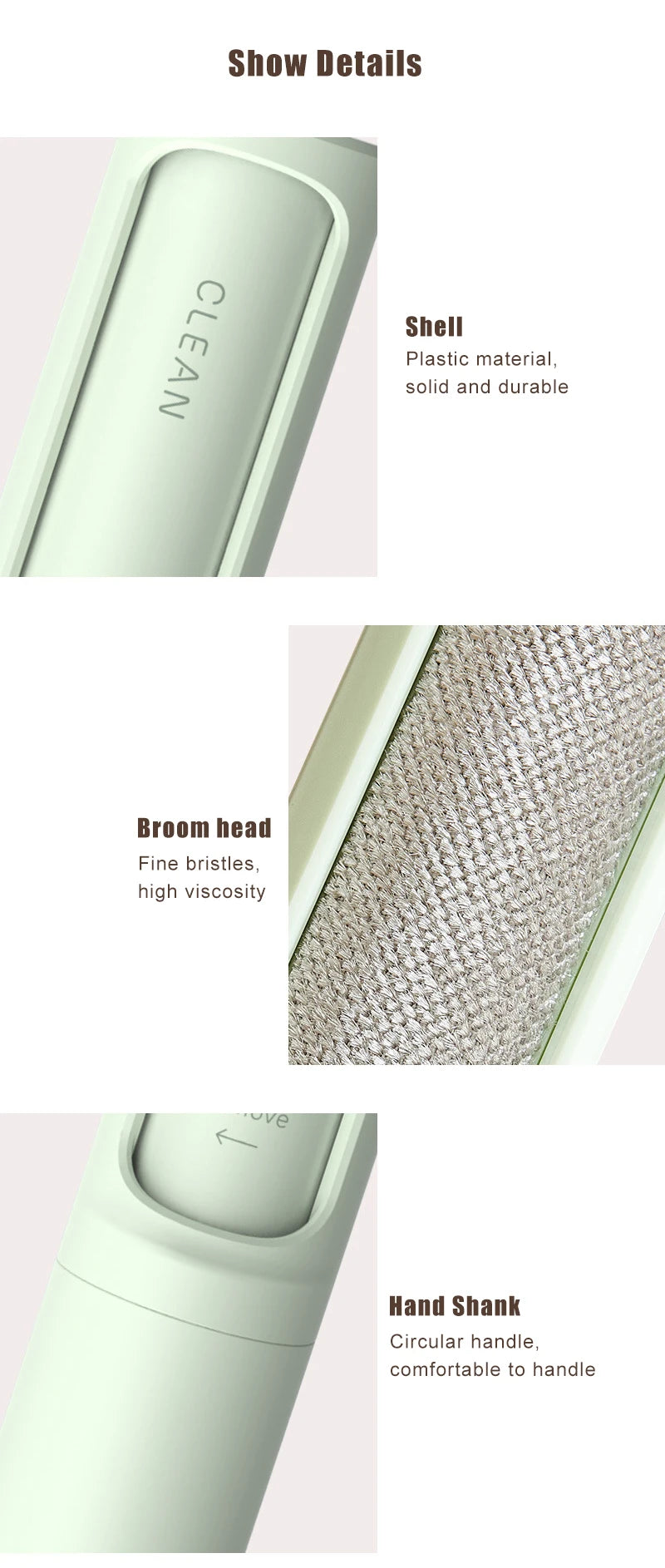 2-in-1 Pet Hair Remover Lint Roller - Reusable &amp; Self-Cleaning for Clothes &amp; Furniture