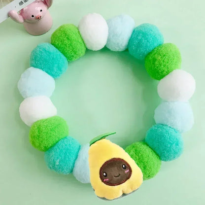 Haustier-Halstuch mit Pompons - Niedliches Halsband für Hunde & Katzen