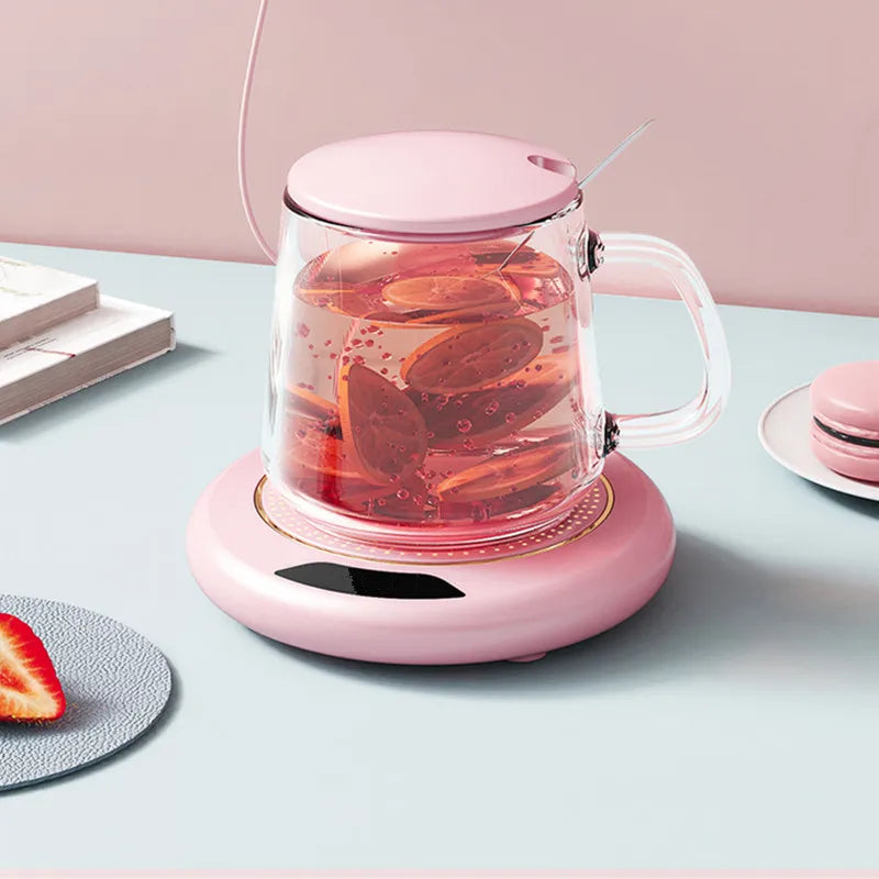 Calentador de tazas USB - Mantiene las bebidas a 55 °C - 3 configuraciones de temperatura