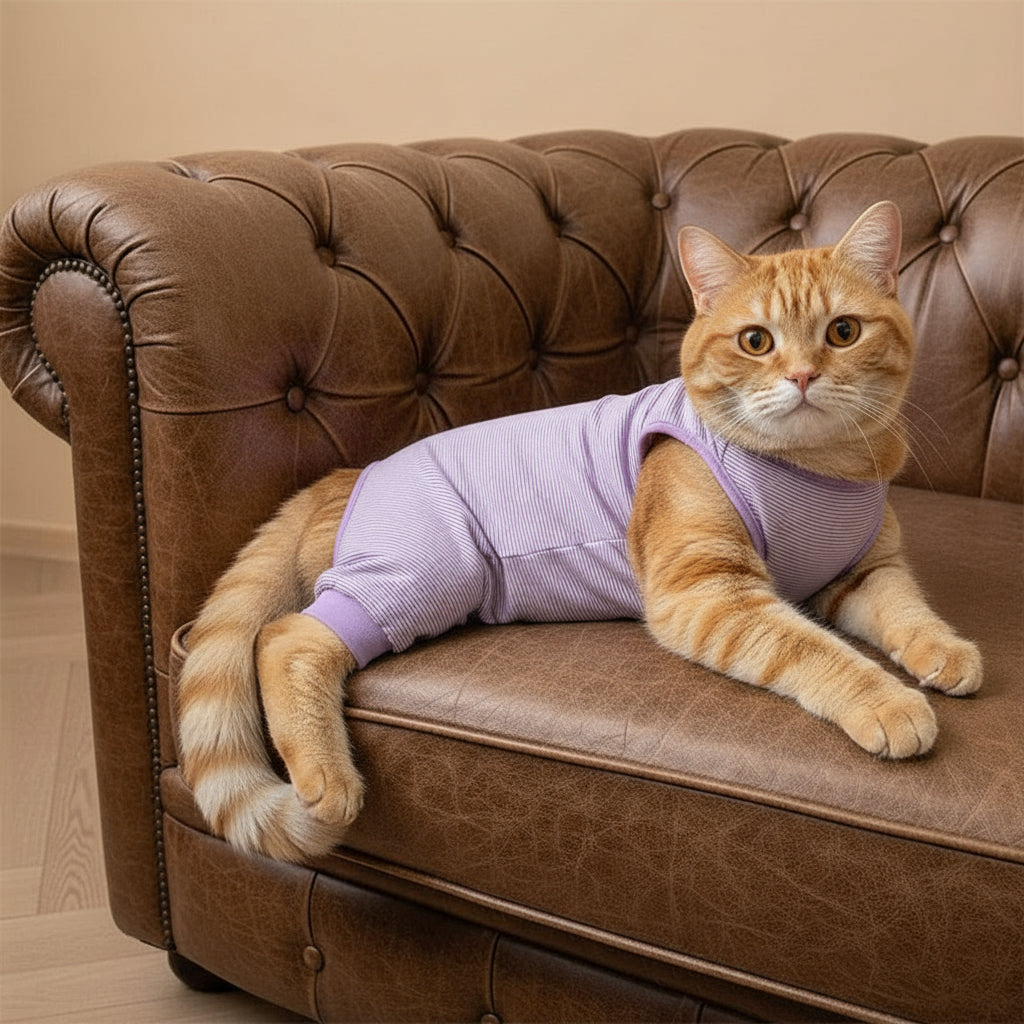 Atmungsaktive Schutzhose für Katzen und kleine Hunde – Komfortabler Schutz nach OP oder Sterilisation