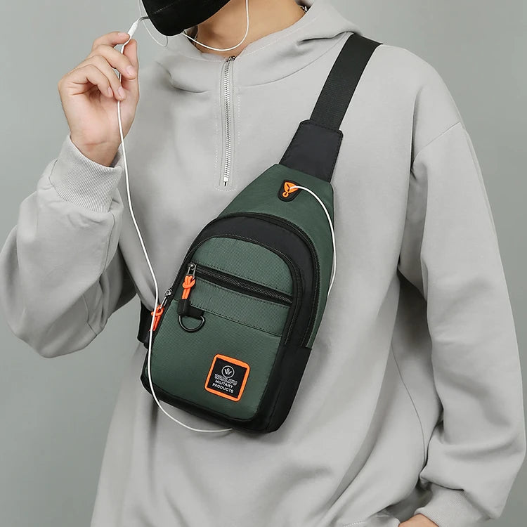 Wasserdichte Crossbody-Tasche für Männer – Für Wandern, Radfahren & Reisen