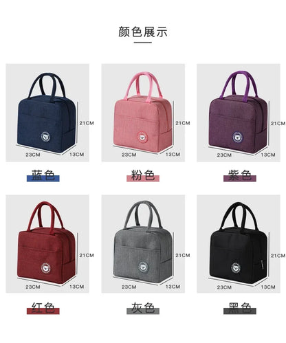 Isolierte Lunchtasche 8L – Kühltasche für Arbeit, Schule & Picknick