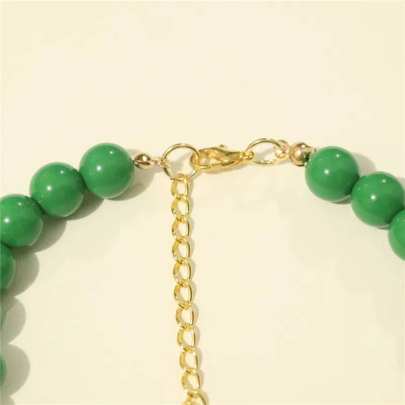 Perlen-Halsband für Haustiere – Handgefertigt, Kirsch-Design für Hunde & Katzen