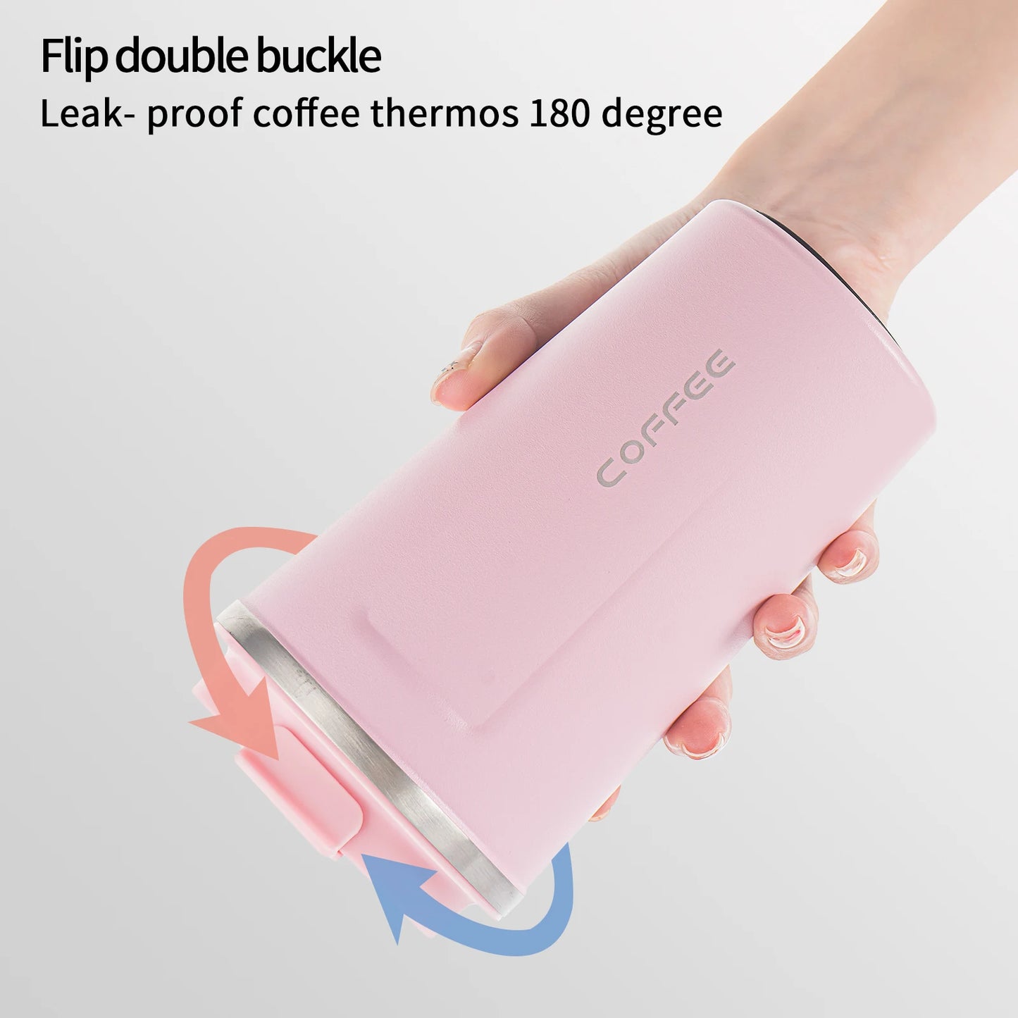 Edelstahl Thermobecher 510ml mit LED Temperaturanzeige – Auslaufsicher to go