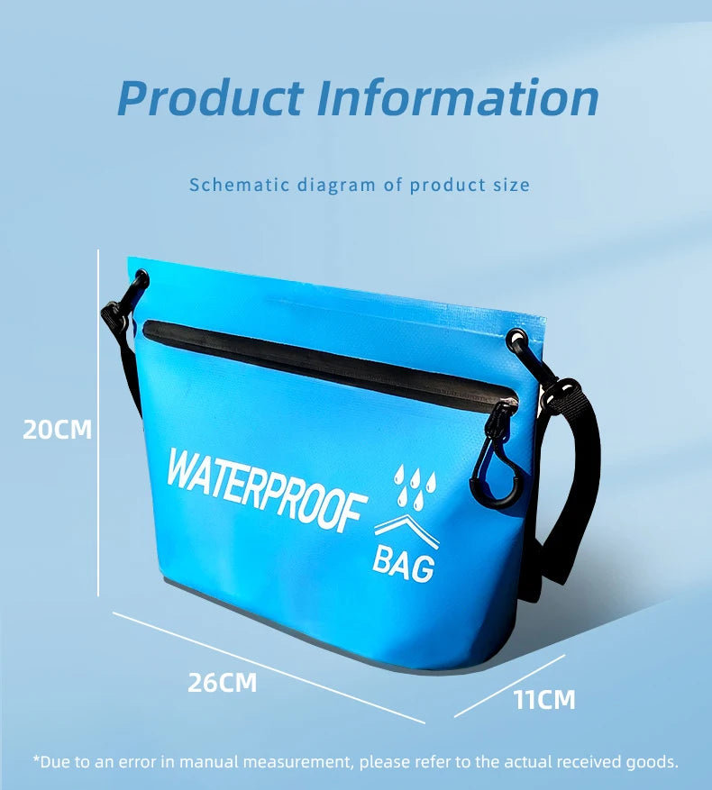 Wasserdichter Dry Bag 5L – Schwimmen, Kajak, Rafting & Wassersport