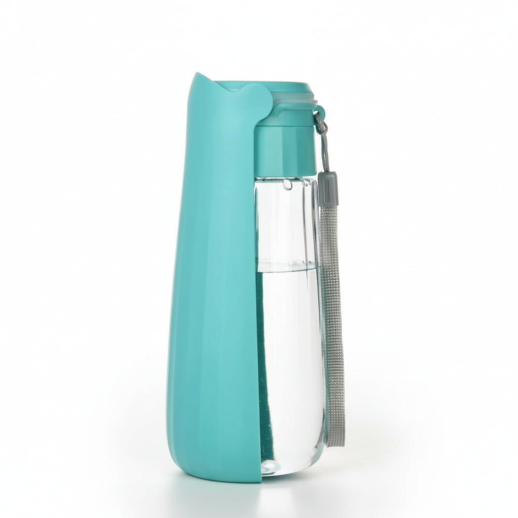 Portable Hundetrinkflasche 550 ml – Faltbar, Auslaufsicher & Ideal für Outdoor-Aktivitäten