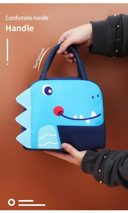 Isolierte Lunchbox-Tasche Kinder - 3D Cartoon Thermotasche für Schule