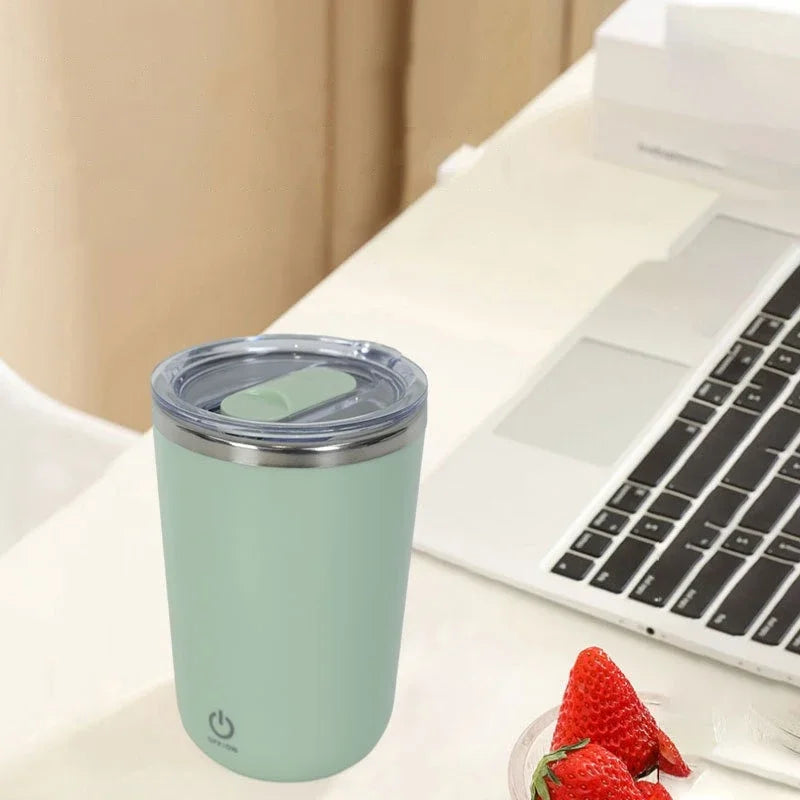 Elektrischer Selbstrührender Kaffeebecher 350ml – Automatisch, wiederaufladbar & magnetisch