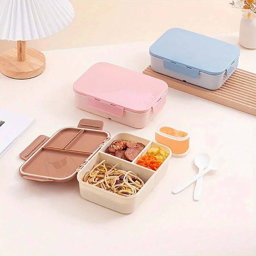 Lunchbox 1200ml Auslaufsicher - Flip-Top Bento Box für Büro & Outdoor