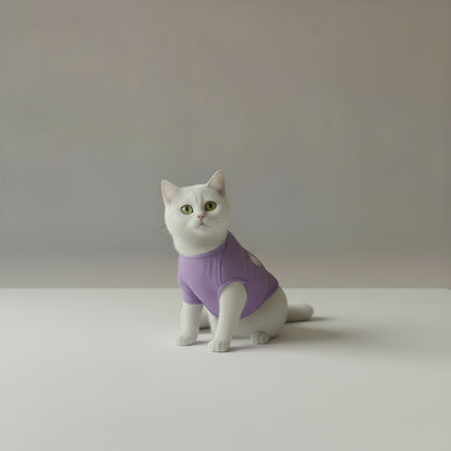 Gestreifte Schutzhose für Katzen und kleine Hunde – Atmungsaktive Baumwolle, komfortabler Sitz, ideal nach OP oder Sterilisation