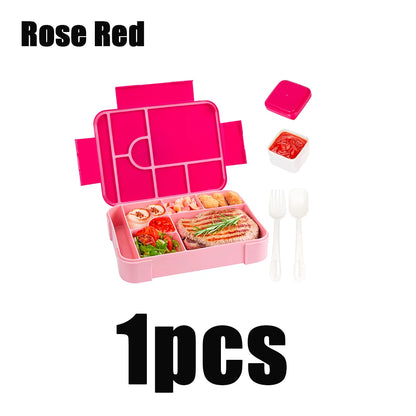 Bento Lunchbox 1330ml - Auslaufsicher mit Fächern für Büro & Schule