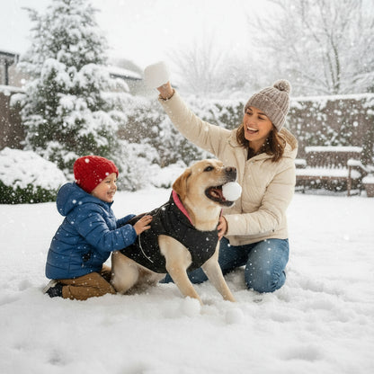 Winterjacke für große Hunde – Wasserdicht für Labrador, Retriever & Bulldogge