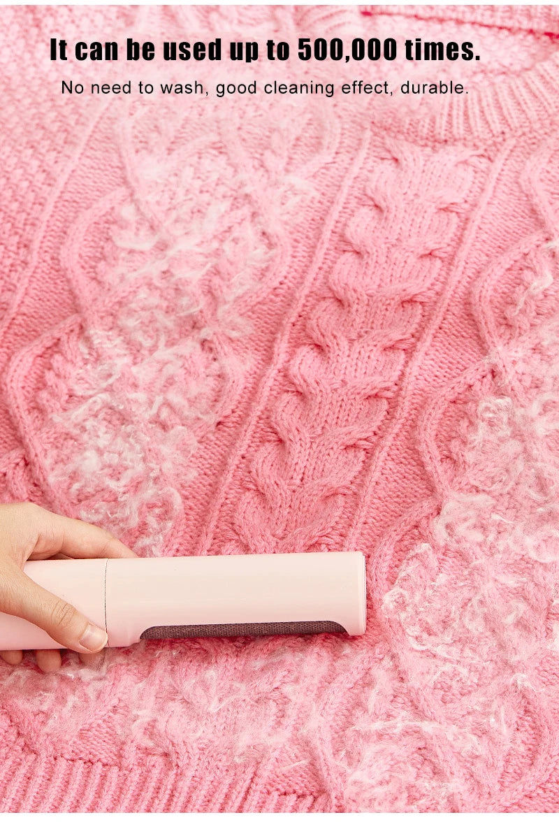 2-in-1 Pet Hair Remover Lint Roller - Reusable &amp; Self-Cleaning for Clothes &amp; Furniture